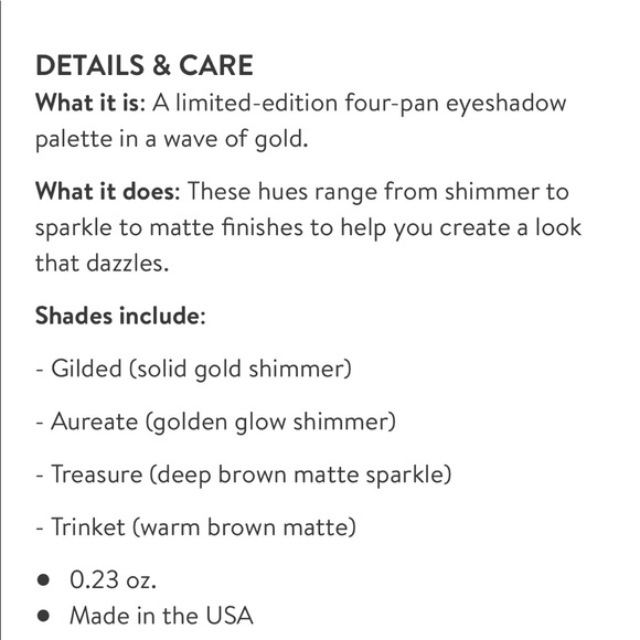 Lime Crime Venus XS Gold Eyeshadow Palette - Picture 5 of 5